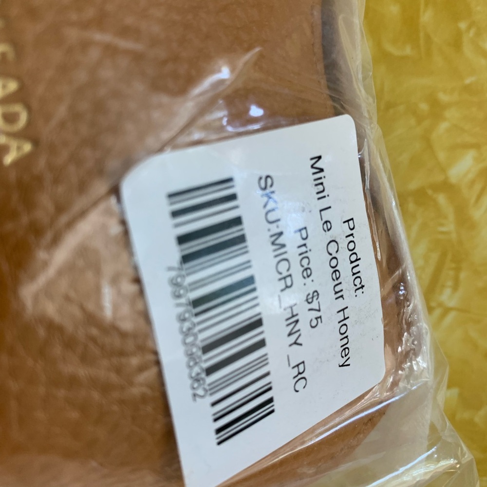 Honey Mini Leather Wallet - Picture 2 of 6